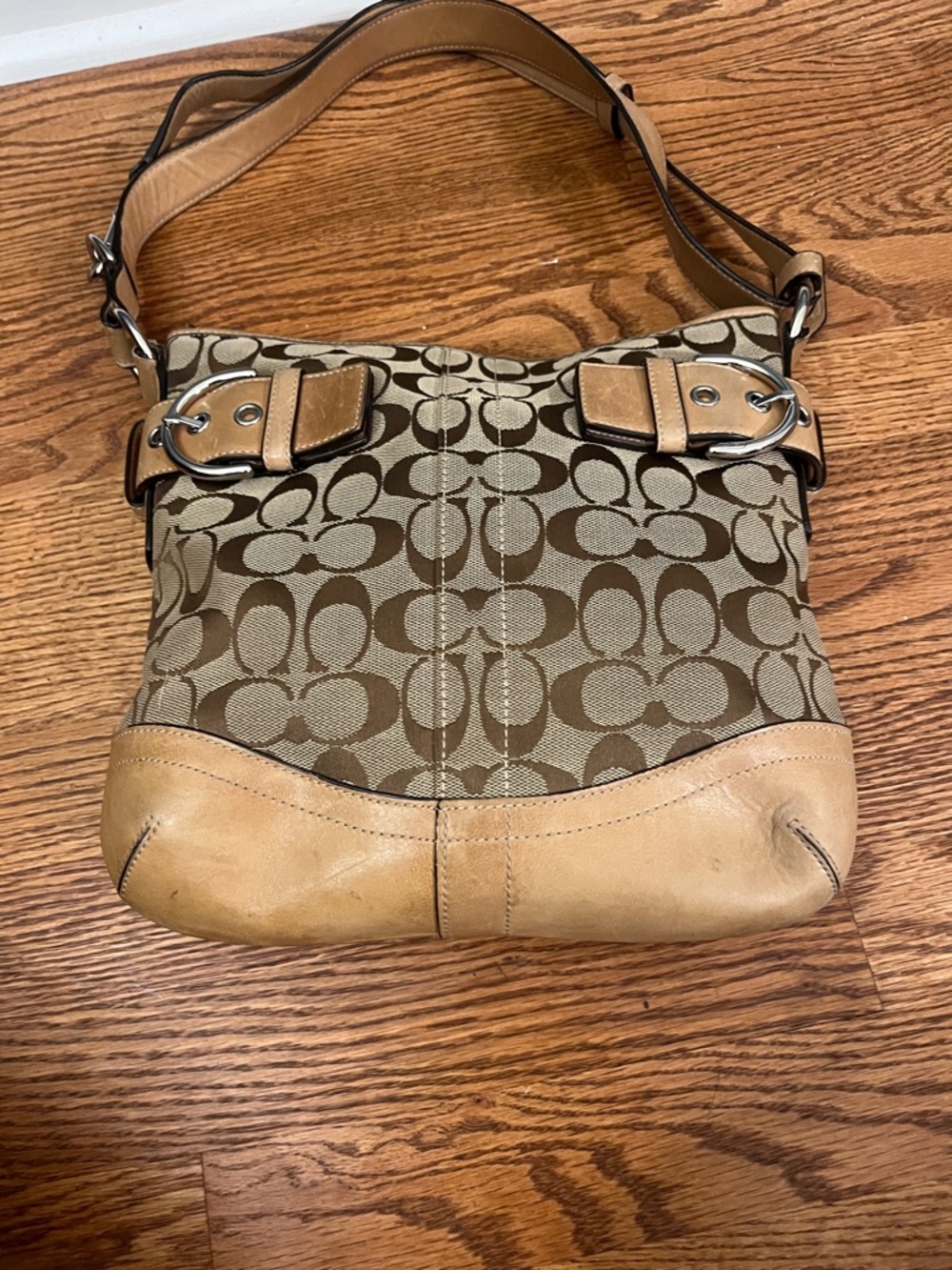 Coach Signature Canvas Soho Y2K Shoulder Purse - Picture 2 of 14